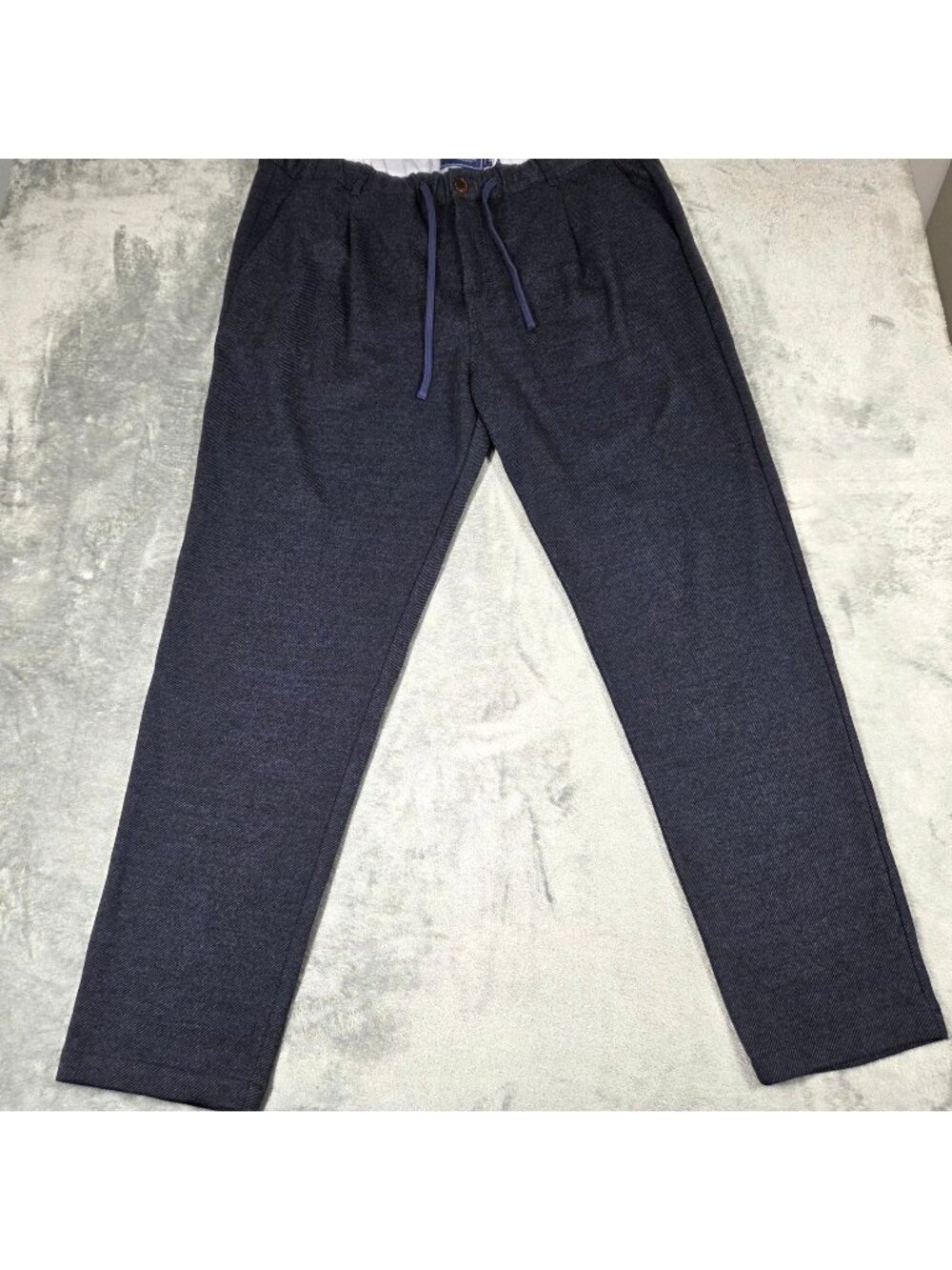 Vineyard Vines Pants Mens XXL Navy Pleated Wool Knit Nautical Preppy Trouser NEW
